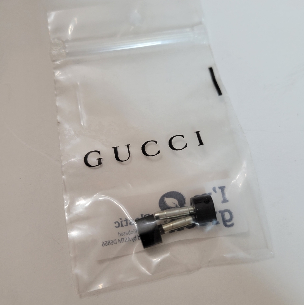 Gucci women's sylvie web and leather slingback pump size 8.5 NEW IN BOX - Picture 9 of 9